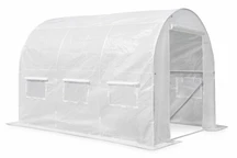 Metalen folie kweektent 2,5x4m Garden Point wit