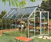 Polycarbonaat kas Harmony Zilver 1,85 x 3,1m Palram