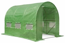 Groene folietunnel 2x4m metalen frame