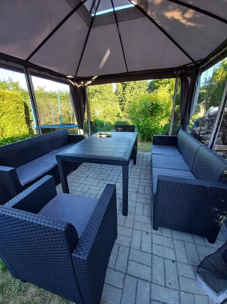 Nebraska Apetito 8 antraciet Bica technorattan set