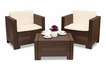 Colorado Terras bruin technorattan set