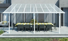 Sierra Palram aluminium terrasoverkapping 300 x 546 wit