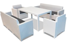 Technorattan set Nebraska 8 wit