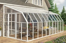 Tuinkamer Sun Room Palram - Canopia 2,58 x 6,32 m wit