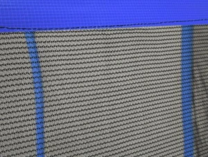 Veiligheidsnet    voorkomt uitvallen bij het sprin