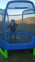 Tuintrampoline met veiligheidsnet aan buitenkant 213 cm Jump Hero groen
